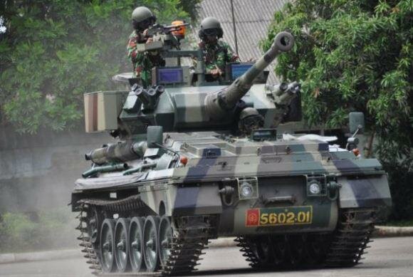 Tank Scorpion milik TNI AD salah satu alutsista yang sudah cukup tua yang masih operasikan militer Indonesia