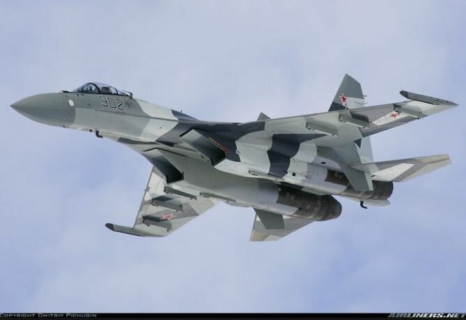 Pesawat tempur Sukhoi Su-35S Buatan Rusia